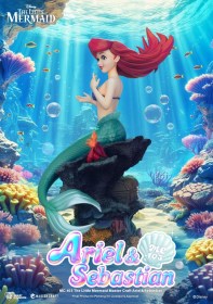 Ariel & Sebastian The Little Mermaid Master Craft Statue by Beast Kingdom Toys