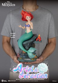 Ariel & Sebastian The Little Mermaid Master Craft Statue by Beast Kingdom Toys