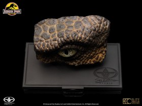 Velociraptor Eye Jurassic Park 1/1 Replica Bust by ECC