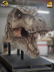 Tyrannosaurus Rex Head Jurassic Park Life-Size Statue by ECC