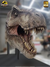 Tyrannosaurus Rex Head Jurassic Park Life-Size Statue by ECC