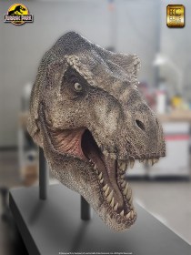 Tyrannosaurus Rex Head Jurassic Park Life-Size Statue by ECC