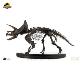 Triceratops Fossil Skeleton Bronze Jurassic World Elite Creature Line 1/12 Statue by ECC