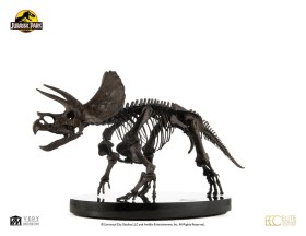 Triceratops Fossil Skeleton Bronze Jurassic World Elite Creature Line 1/12 Statue by ECC