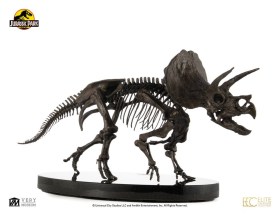 Triceratops Fossil Skeleton Bronze Jurassic World Elite Creature Line 1/12 Statue by ECC