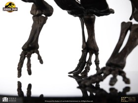 Triceratops Fossil Skeleton Bronze Jurassic World Elite Creature Line 1/12 Statue by ECC