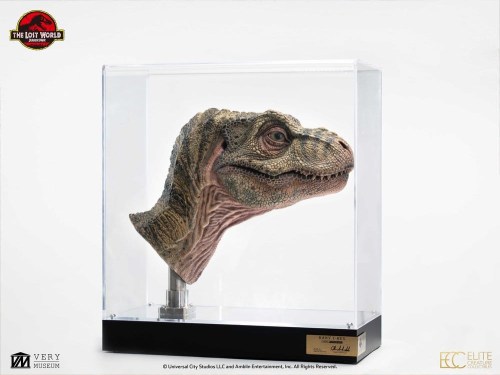 Junior T-Rex Prop (Reproduction) The Lost World Jurassic Park 1/1 Replica Bust by ECC