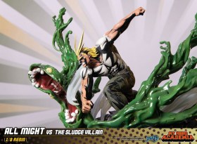 All Might Vs the Sludge Villain My Hero Academia Diorama Statue by First 4 Figures