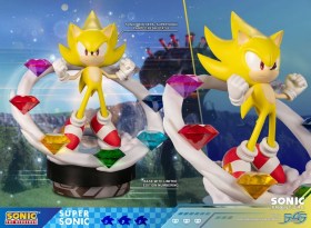 Super Sonic Sonic The Hedgehog Sonic Frontiers Resin Statue by First 4 Figures