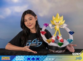 Super Sonic Sonic The Hedgehog Sonic Frontiers Resin Statue by First 4 Figures