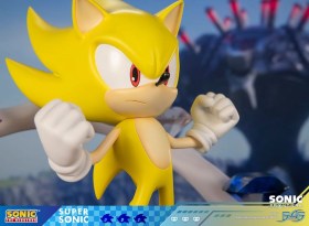 Super Sonic Sonic The Hedgehog Sonic Frontiers Resin Statue by First 4 Figures