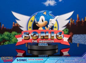 Sonic Title Screen Sonic the Hedgehog Statue by First 4 Figures