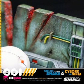 Solid Snake Vs Cyborg Ninja Ft. Otacon Metal Gear Solid DioCube PVC Diorama by Figurama Collectors