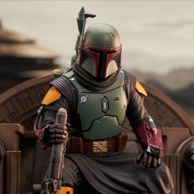 Boba Fett on Throne Star Wars The Mandalorian Premier Collection 1/7 Statue by Gentle Giant