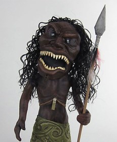 Zuni Warrior Trilogy of Terror Statue by HCG