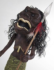 Zuni Warrior Trilogy of Terror Statue by HCG