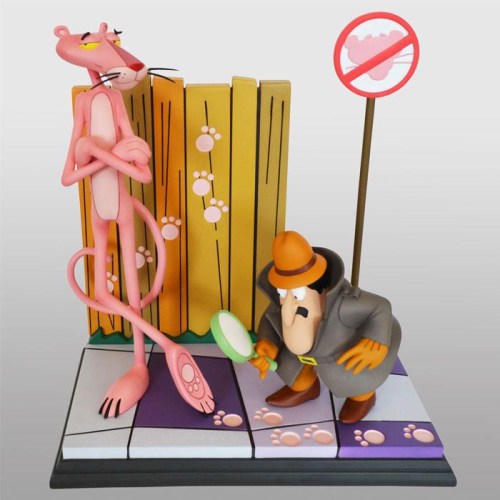 Pink Panther & The Inspector The Pink Panther Statue by Hollywood Collectibles Group