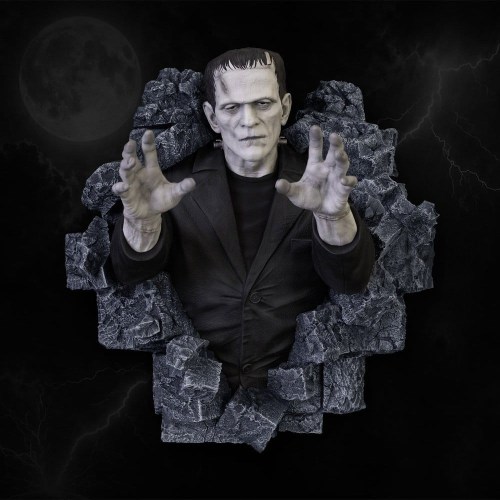 Frankenstein Wall Sculpture Classic Horror Edition Half Scale by HCG