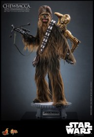 Chewbacca with Disassembled C-3PO Star Wars Episode V Movie Masterpiece 1/6 Action Figure by Hot Toys