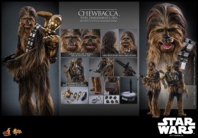 Chewbacca with Disassembled C-3PO Star Wars Episode V Movie Masterpiece 1/6 Action Figure by Hot Toys