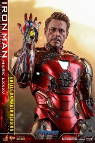 Iron Man Mark LXXXV (Battle Damaged Version) Special Edition Avengers Endgame Movie Masterpiece Diecast 1/6 Action Figure by Hot Toys