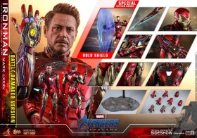 Iron Man Mark LXXXV (Battle Damaged Version) Special Edition Avengers Endgame Movie Masterpiece Diecast 1/6 Action Figure by Hot Toys