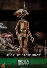 R5-D4, Pit Droid, & BD-72 Star Wars The Mandalorian 1/6 Action Figures by Hot Toys