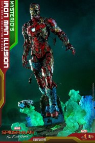 Mysterio's Iron Man Illusion Spider-Man Far From Home MMS PVC 1/6 Action Figure by Hot Toys