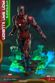 Mysterio's Iron Man Illusion Spider-Man Far From Home MMS PVC 1/6 Action Figure by Hot Toys