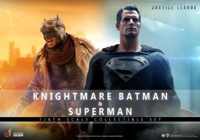 Knightmare Batman and Superman Zack Snyder's Justice League 1/6 Action Figure 2-Pack by Hot Toys