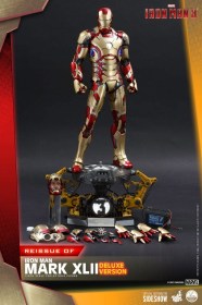 Iron Man Mark XLII Deluxe Ver. Iron Man 3 Action Figure 1/4 by Hot Toys