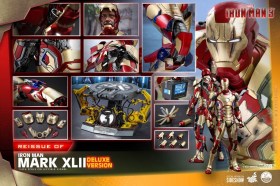 Iron Man Mark XLII Deluxe Ver. Iron Man 3 Action Figure 1/4 by Hot Toys