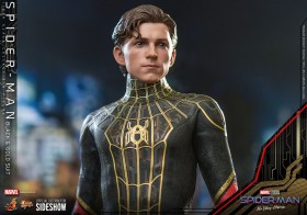 Spider-Man (Black & Gold Suit) Spider-Man: No Way Home Movie Masterpiece 1/6 Action Figure by Hot Toys