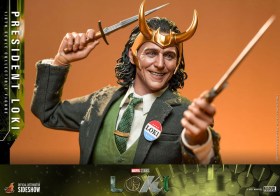 Loki 1/6 Action Figure President Loki by Hot Toys