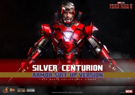Silver Centurion (Armor Suit Up Version) Iron Man 3 Movie Masterpiece 1/6 Action Figure by Hot Toys
