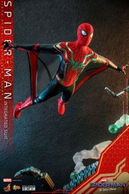 Spider-Man (Integrated Suit) Spider-Man Far From Home Movie Masterpiece 1/6 Action Figure by Hot Toys
