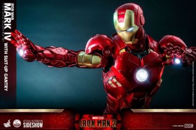 Iron Man Mark IV with Suit-Up Gantry Iron Man 2 1/4 Action Figure by Hot Toys