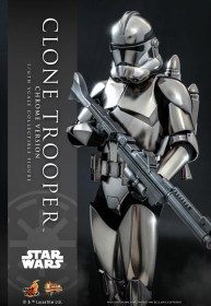 Clone Trooper (Chrome Version) 2022 Convention Exclusive Star Wars 1/6 Action Figure by Hot Toys