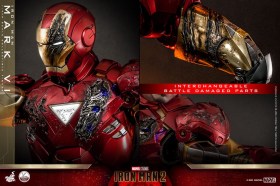 Iron Man Mark VI Iron Man 2 Action Figure 1/4 Scale by Hot Toys