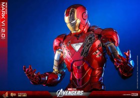 Iron Man Mark VI (2.0) Marvel's The Avengers Movie Masterpiece Diecast 1/6 Action Figure by Hot Toys