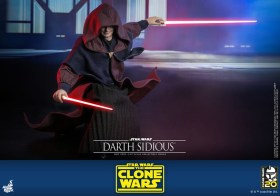 Darth Sidious Star Wars The Clone Wars 1/6 Action Figure by Hot Toys