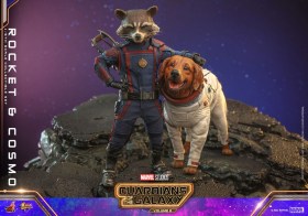 Rocket & Cosmo Guardians of the Galaxy Vol. 3 Movie Masterpiece 1/6 Action Figuren by Hot Toys