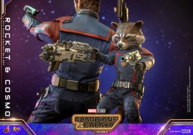 Rocket & Cosmo Guardians of the Galaxy Vol. 3 Movie Masterpiece 1/6 Action Figuren by Hot Toys