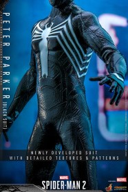 Peter Parker (Black Suit) Spider-Man 2 Video Game Masterpiece 1/6 Action Figure by Hot Toys