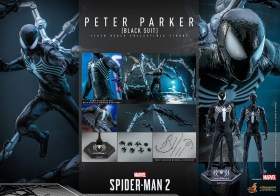 Peter Parker (Black Suit) Spider-Man 2 Video Game Masterpiece 1/6 Action Figure by Hot Toys