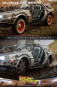 DeLorean Time Machine Back to the Future III Movie Masterpiece 1/6 Vehicle by Hot Toys