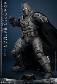 Armored Batman 2.0 Deluxe Batman v Superman Dawn of Justice Movie Masterpiece 1/6 Action Figure by Hot Toys