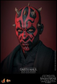 Darth Maul with Sith Speeder Star Wars 1/6 Action Figure by Hot Toys
