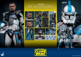 Arc Trooper Fives Star Wars The Clone Wars 1/6 Action Figure by Hot Toys