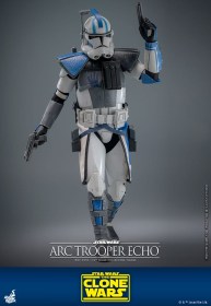 Arc Trooper Echo Star Wars The Clone Wars 1/6 Action Figure by Hot Toys